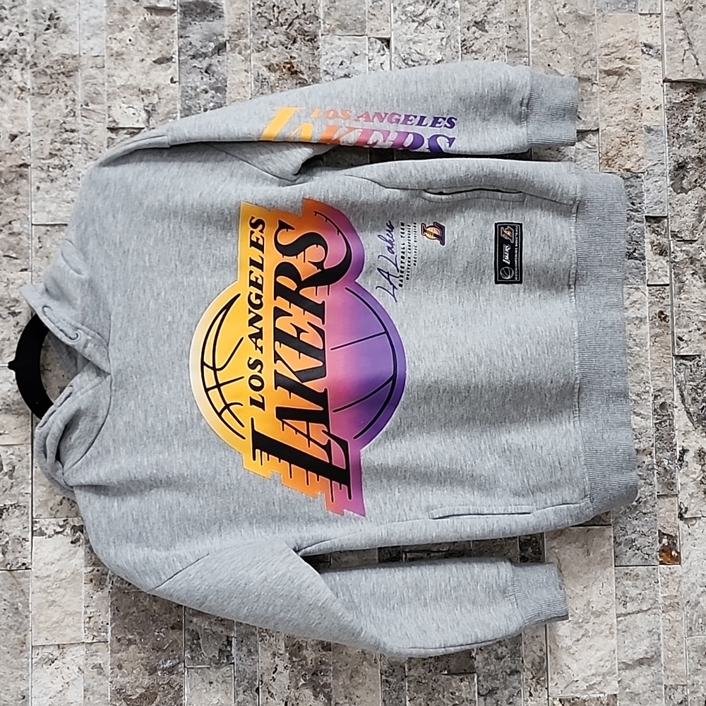 Lakers NBA Gray Sweatshirt Hoodie